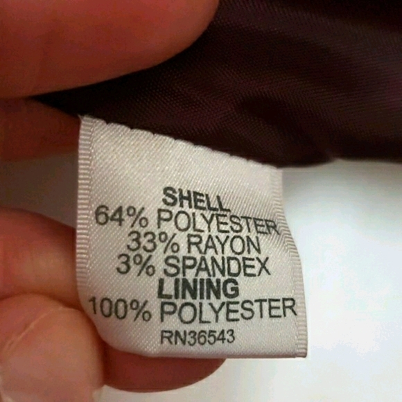 VAN HEUSEN Pin Stripe Blazer Black Size M - Picture 7 of 8